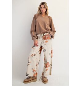 Finley Floral Print Stretch Jeans