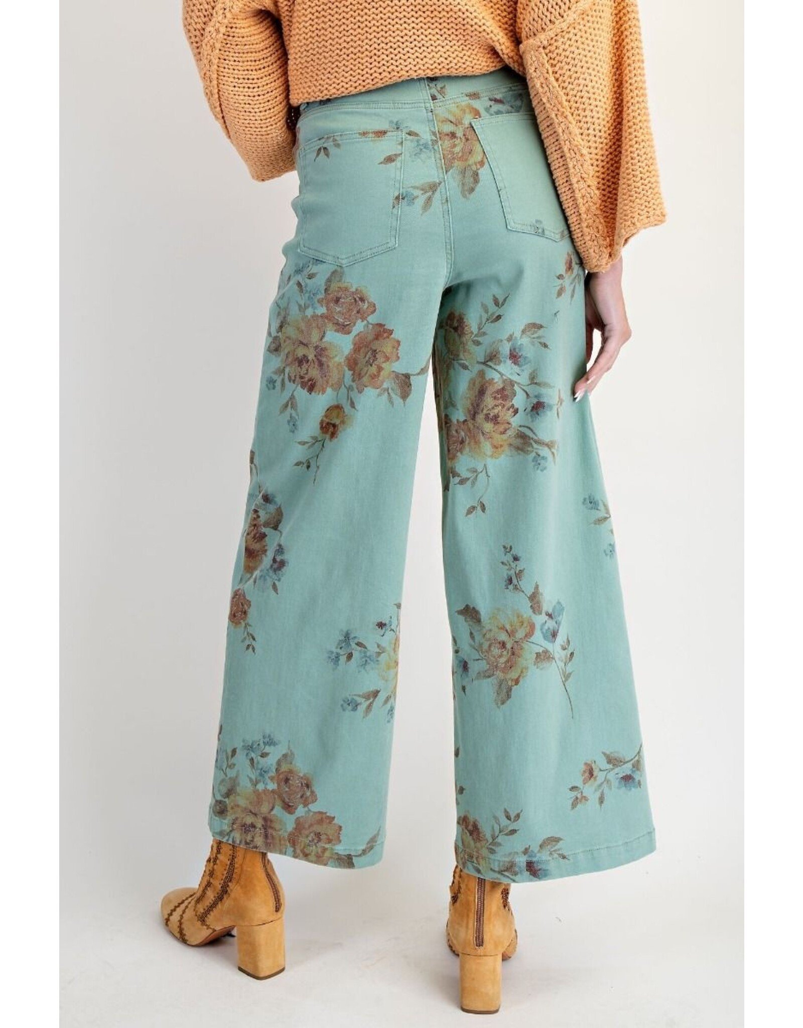 Finley Floral Print Stretch Jeans