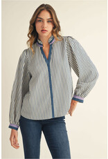 Mary Long Sleeve Stripe Top