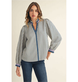 Mary Long Sleeve Stripe Top