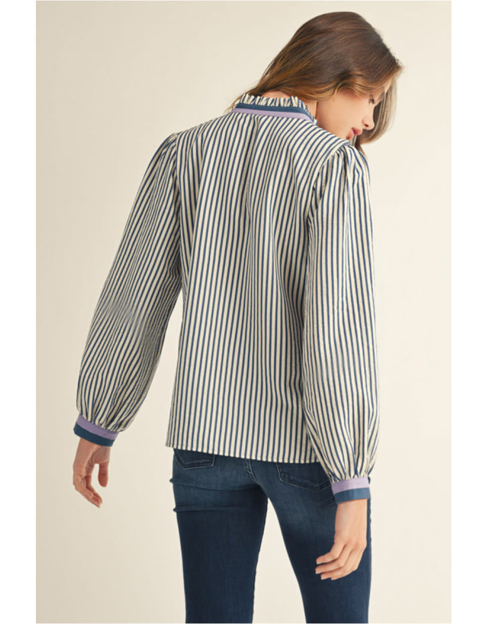 Mary Long Sleeve Stripe Top