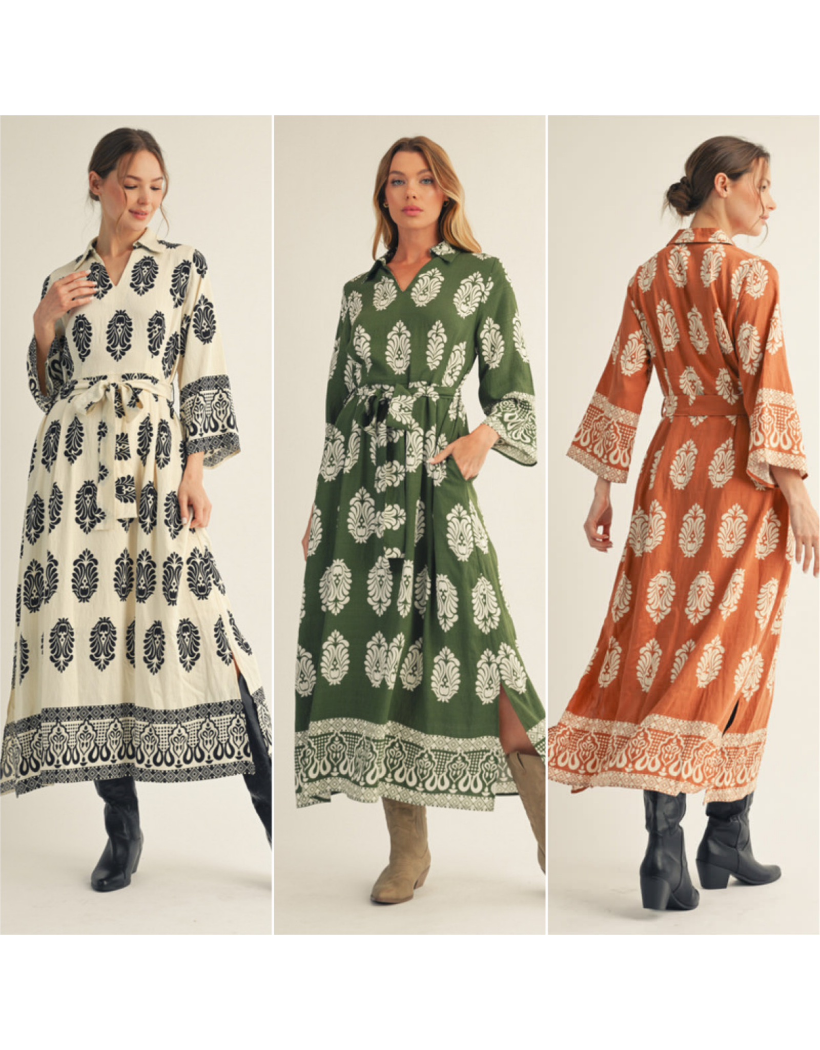 Adelaide Block Print Dress