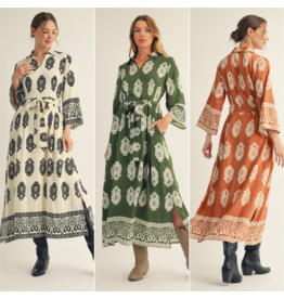 Adelaide Block Print Dress