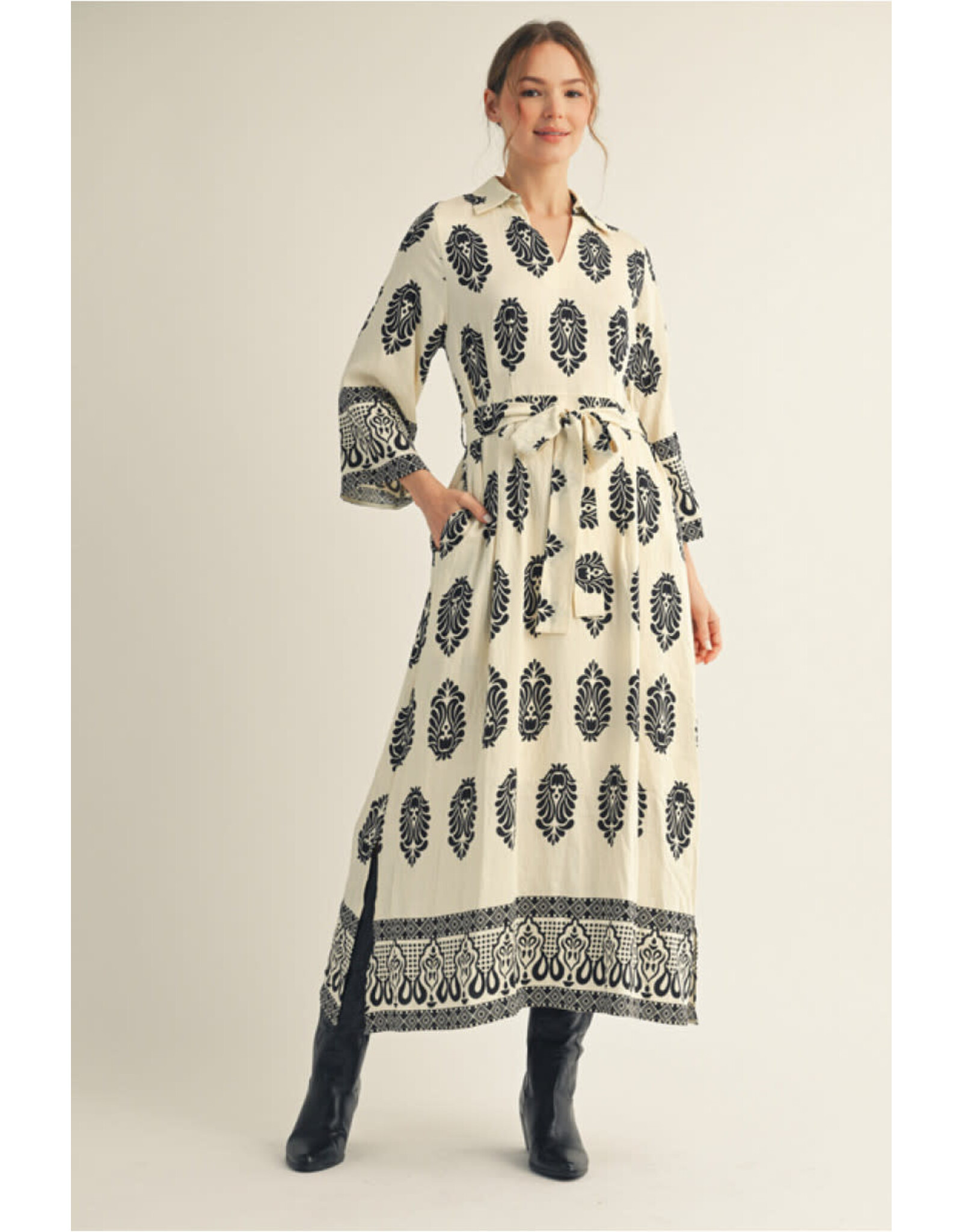 Adelaide Block Print Dress