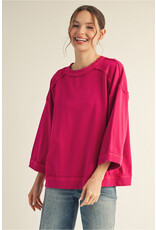 Ninetta 3/4 Sleeve Sweatshirt