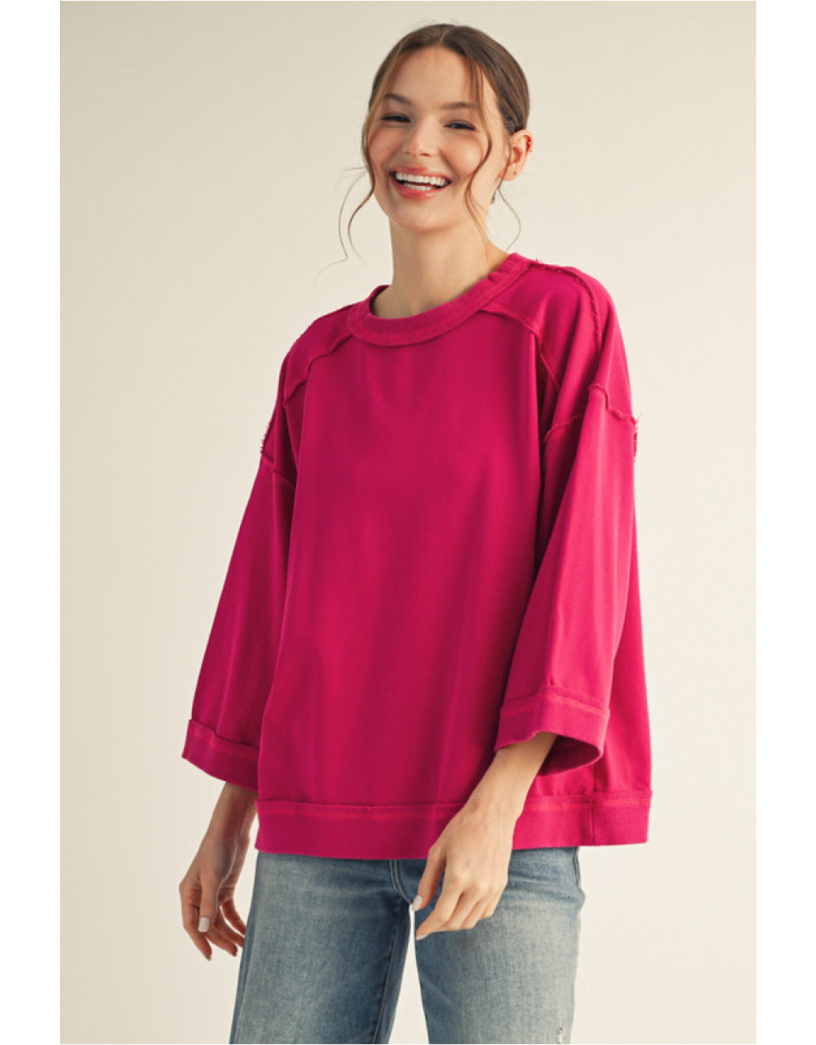 Ninetta 3/4 Sleeve Sweatshirt