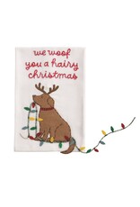 Hairy Christmas Pet Dangle Towel