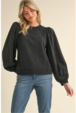 Gabby Puff Sleeve Sweatshirt