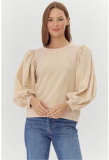 Gabby Puff Sleeve Sweatshirt