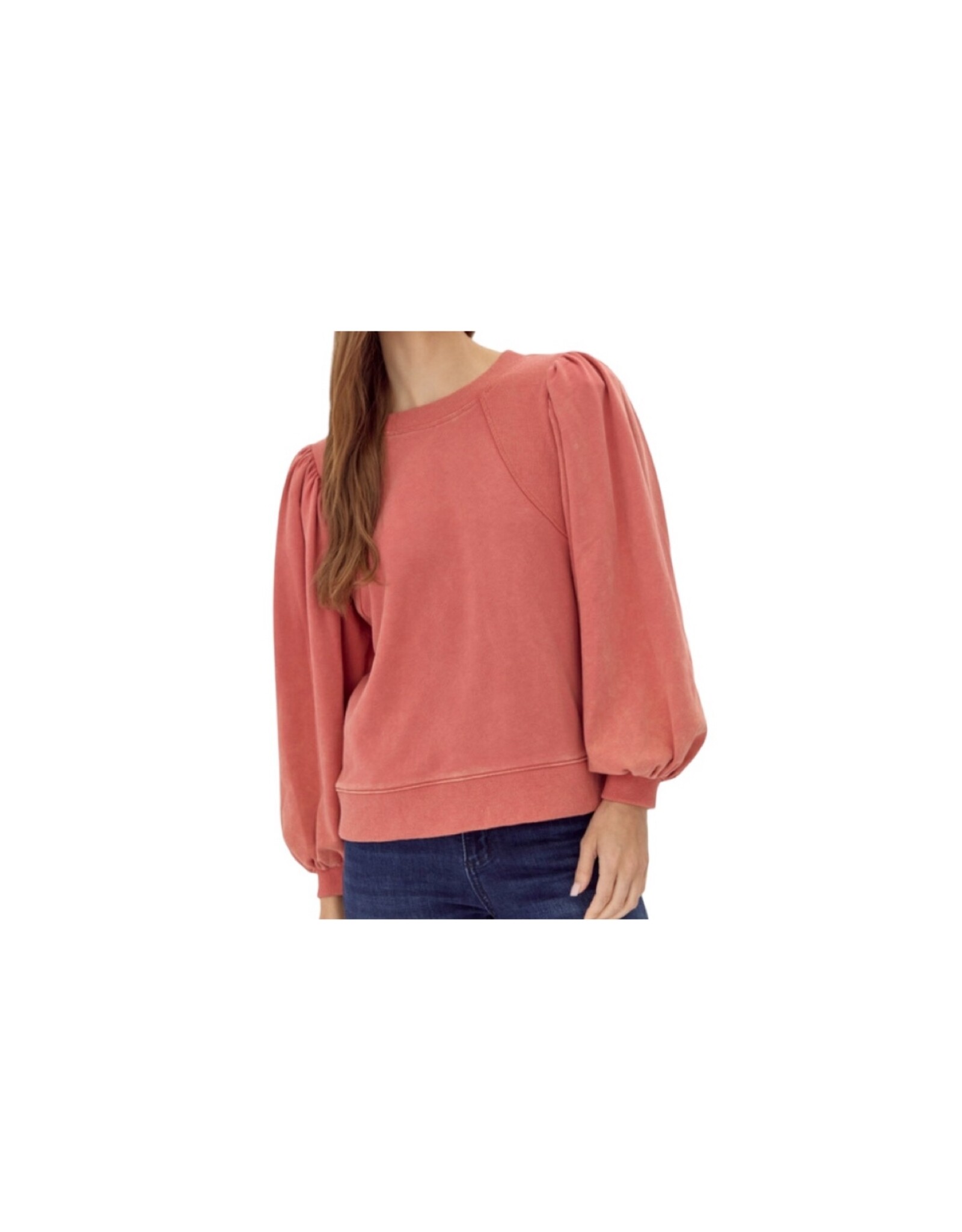 Gabby Puff Sleeve Sweatshirt