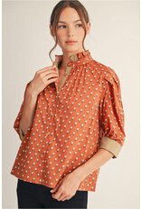 Tinsley Floral 3/4 Sleeve Top