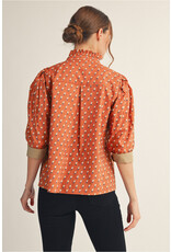 Tinsley Floral 3/4 Sleeve Top