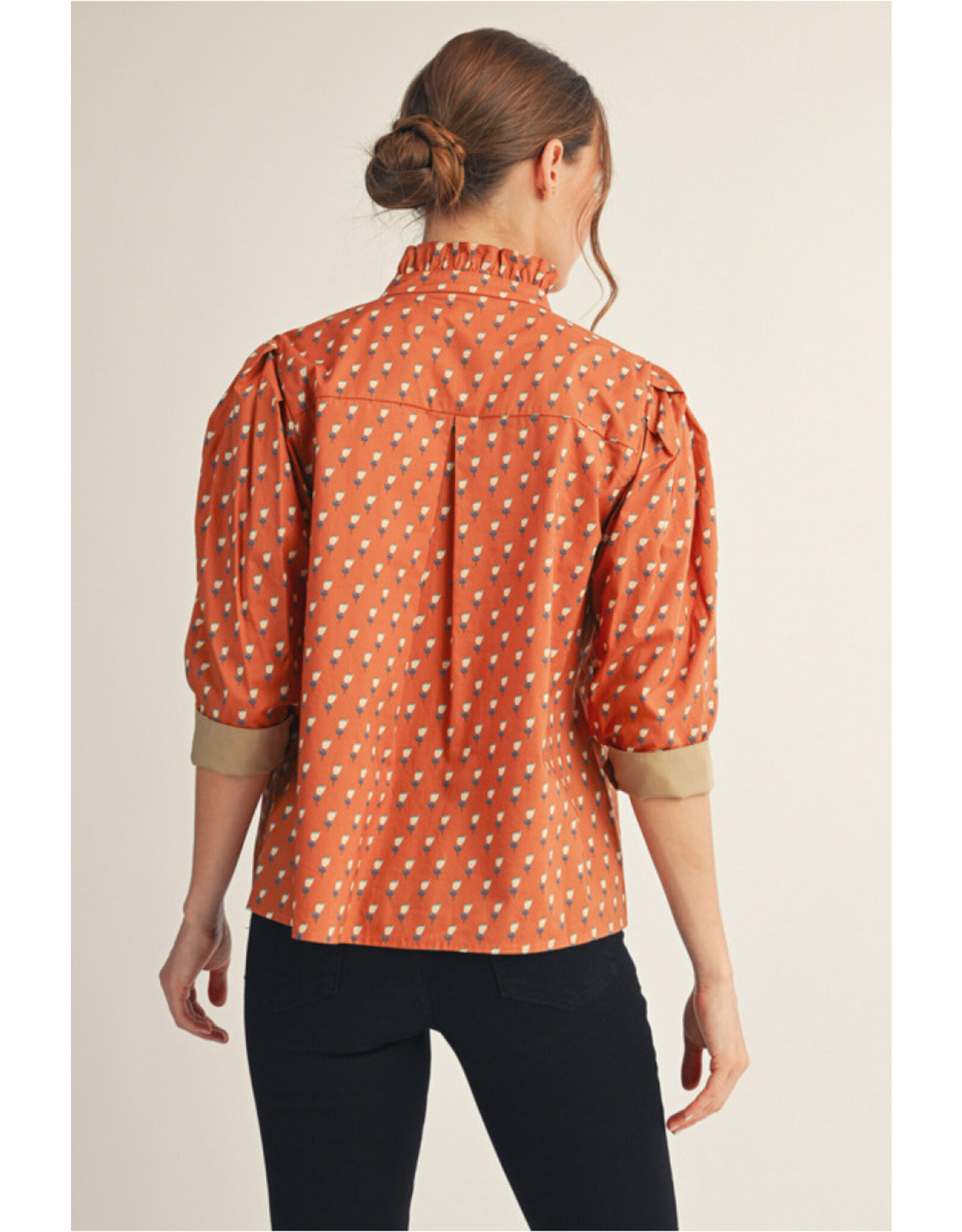 Tinsley Floral 3/4 Sleeve Top