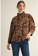 Mina Leopard Print Top
