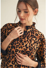 Mina Leopard Print Top