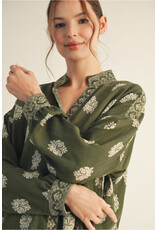 Tierra Damask Pattern Top Tierra Damask Pattern Top