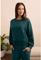 Tribal Tribal Long Sleeve Combo Top with Pockets