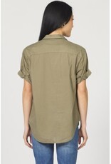 Dear John Denim Dear John Benning Poplin Shirt Vetiver