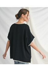 Adelina Stitch Trim Top Adelina Stitch Trim Top