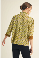 Maggia Floral Button Down Top