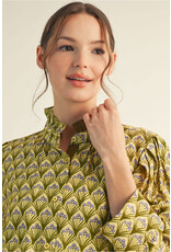 Maggia Floral Button Down Top