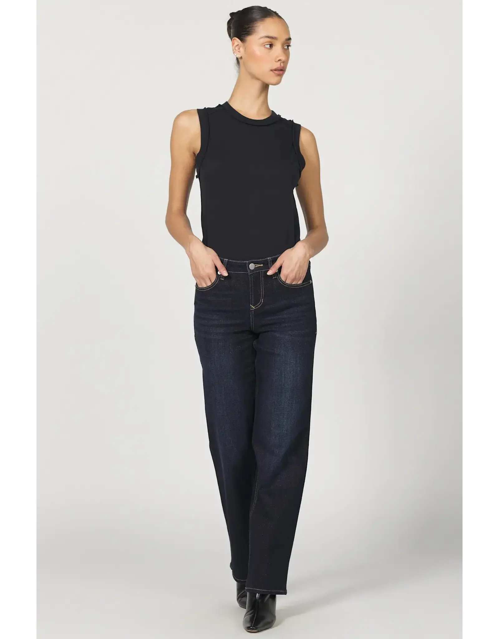 Dear John Denim Dear John Taylor Straight Leg Jean Daring Indigo