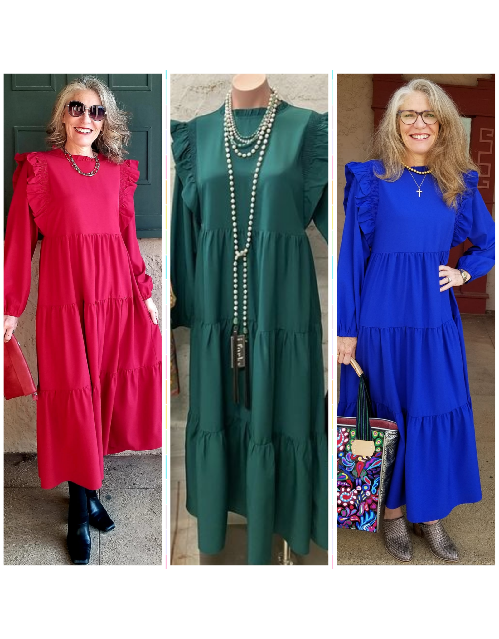Hope Solid Maxi Dress