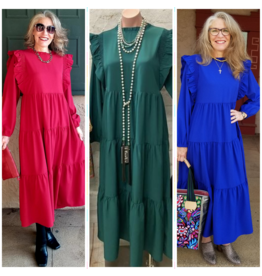 Hope Solid Maxi Dress