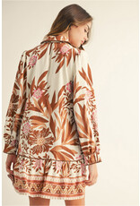 Millie Long Sleeve Floral Dress