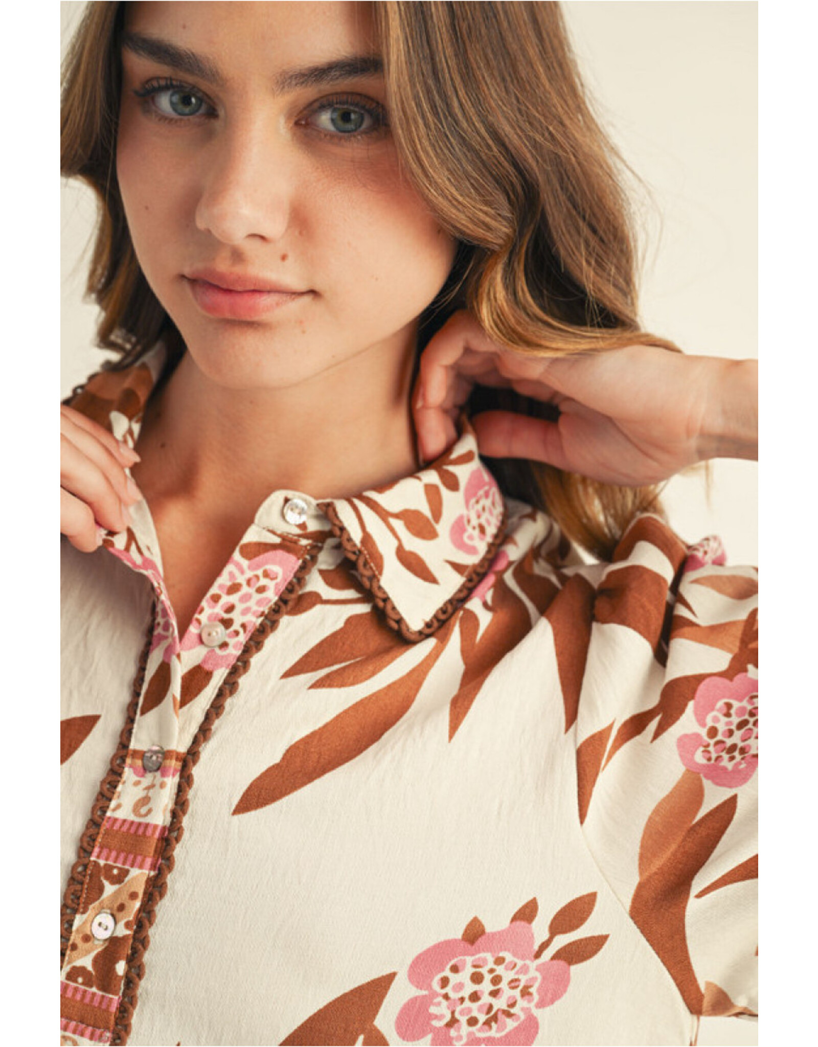 Millie Long Sleeve Floral Dress