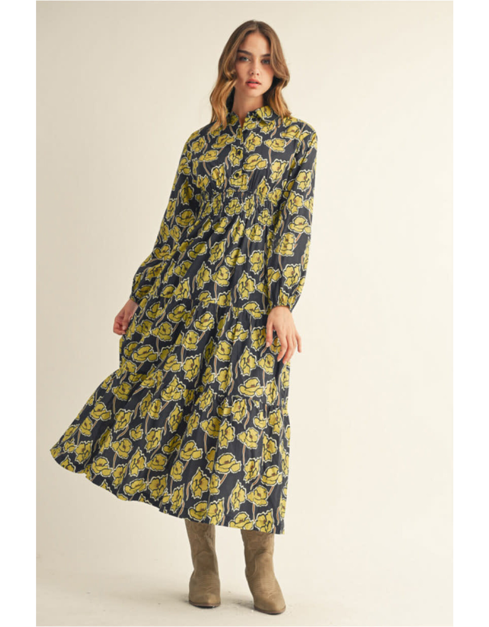 Van Gogh Midi Dress