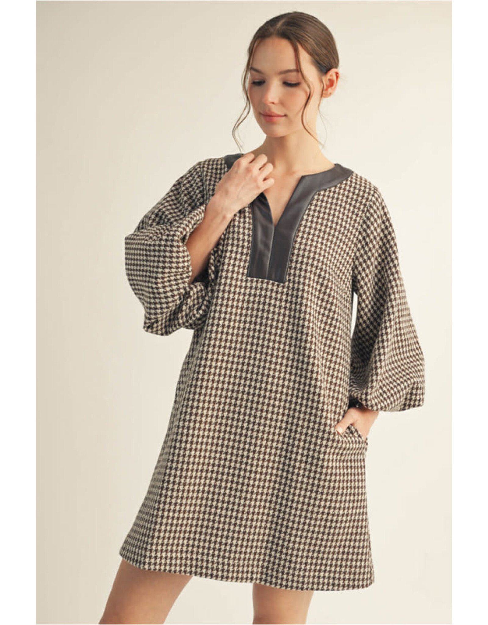 Hailey Herringbone Dress