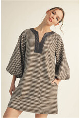 Hailey Herringbone Dress