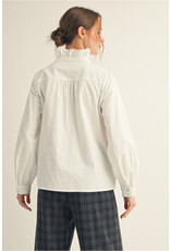Wilshire White Ruffle Shirt
