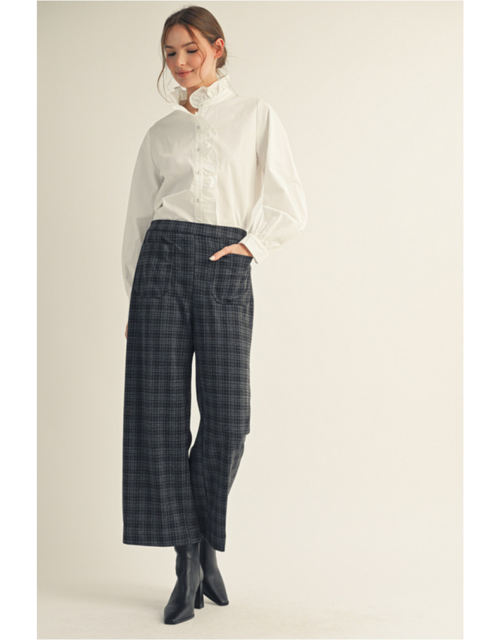 Wilshire White Ruffle Shirt