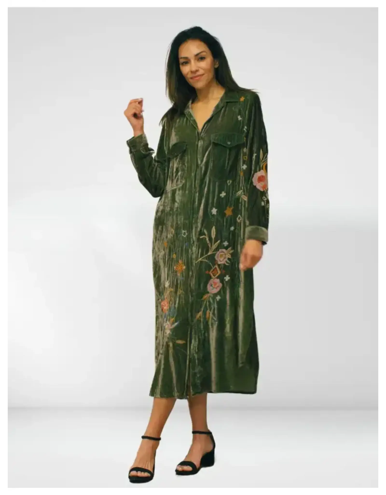 Kyla Seo Nika Dress Fatigue Green