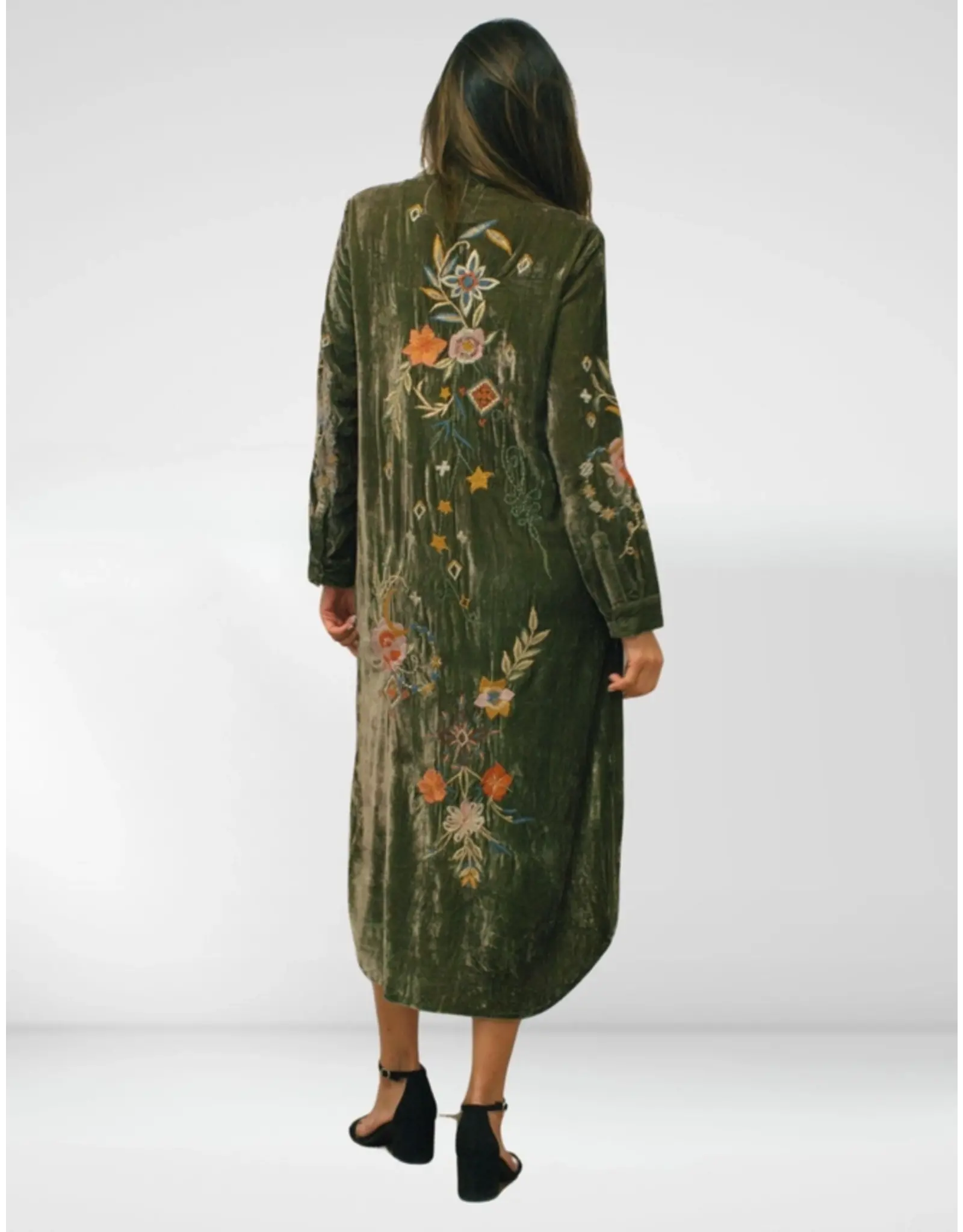 Kyla Seo Nika Dress Fatigue Green