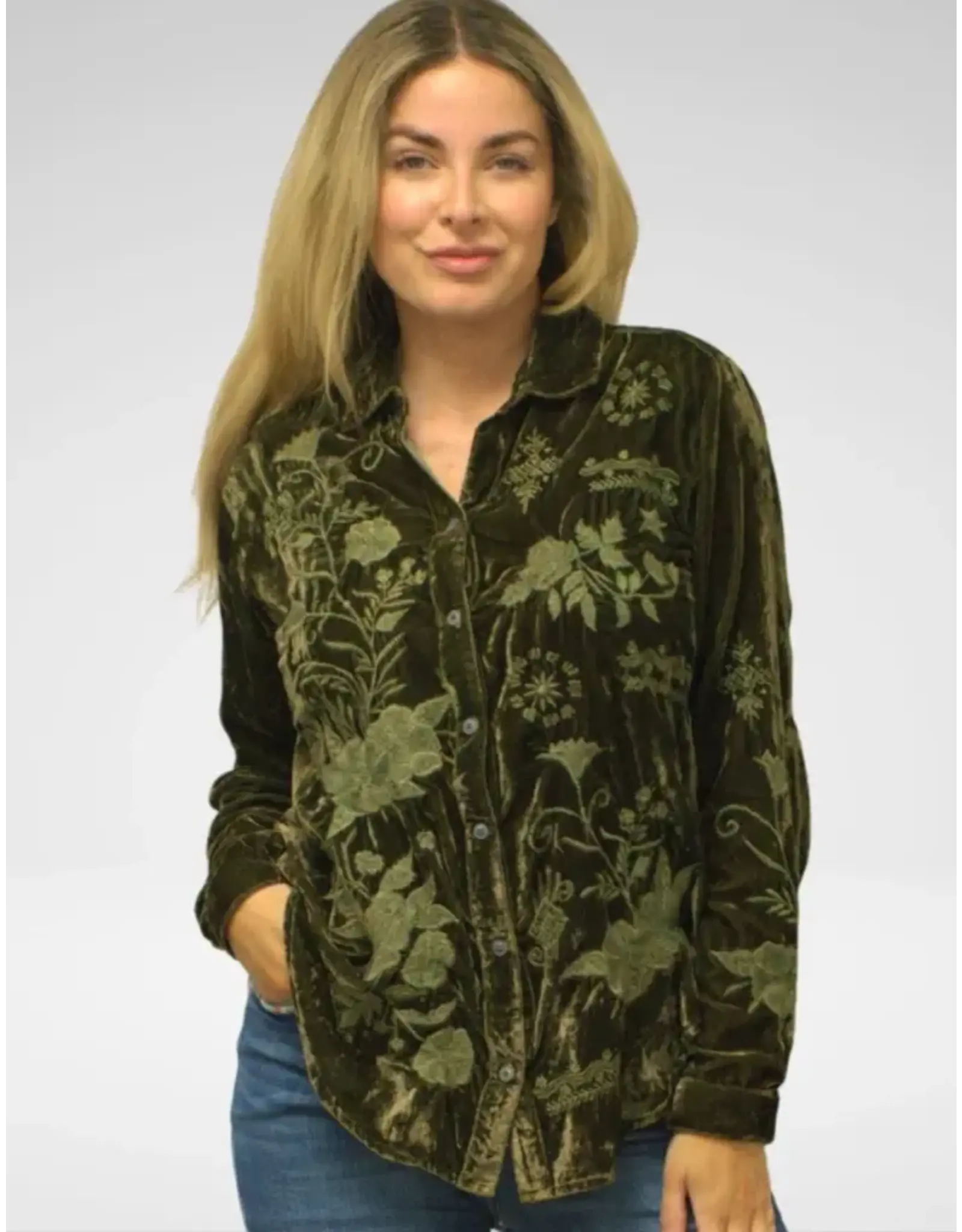 Kyla Seo Sloan Shirt Fatigue Green