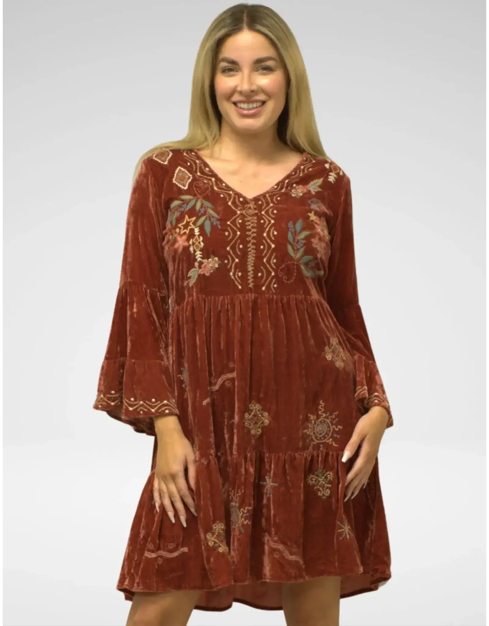 Kyla Seo Alessa Dress Coral Quartz