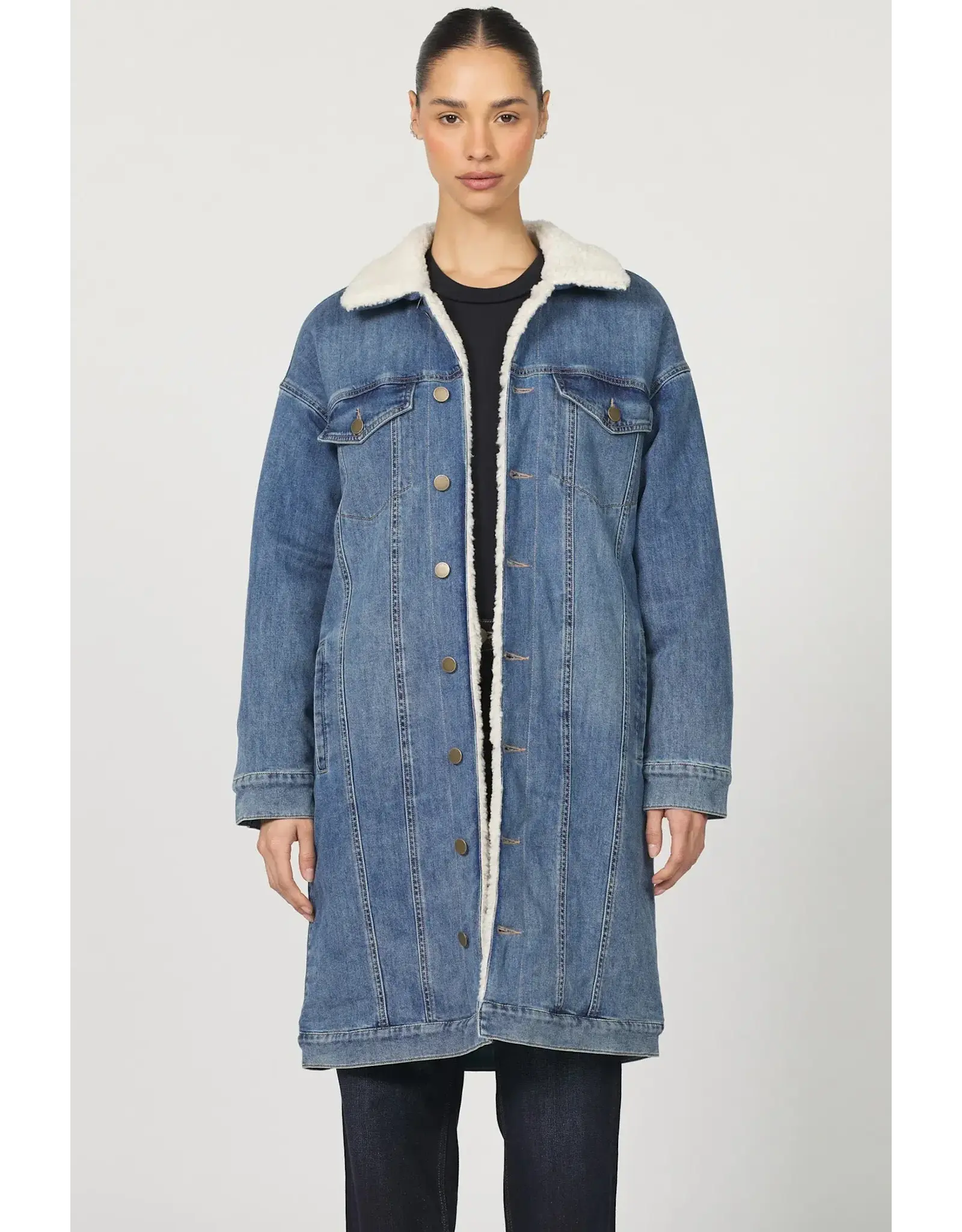 Dear John Denim Dear John Dallas Long Jacket Pool Wave