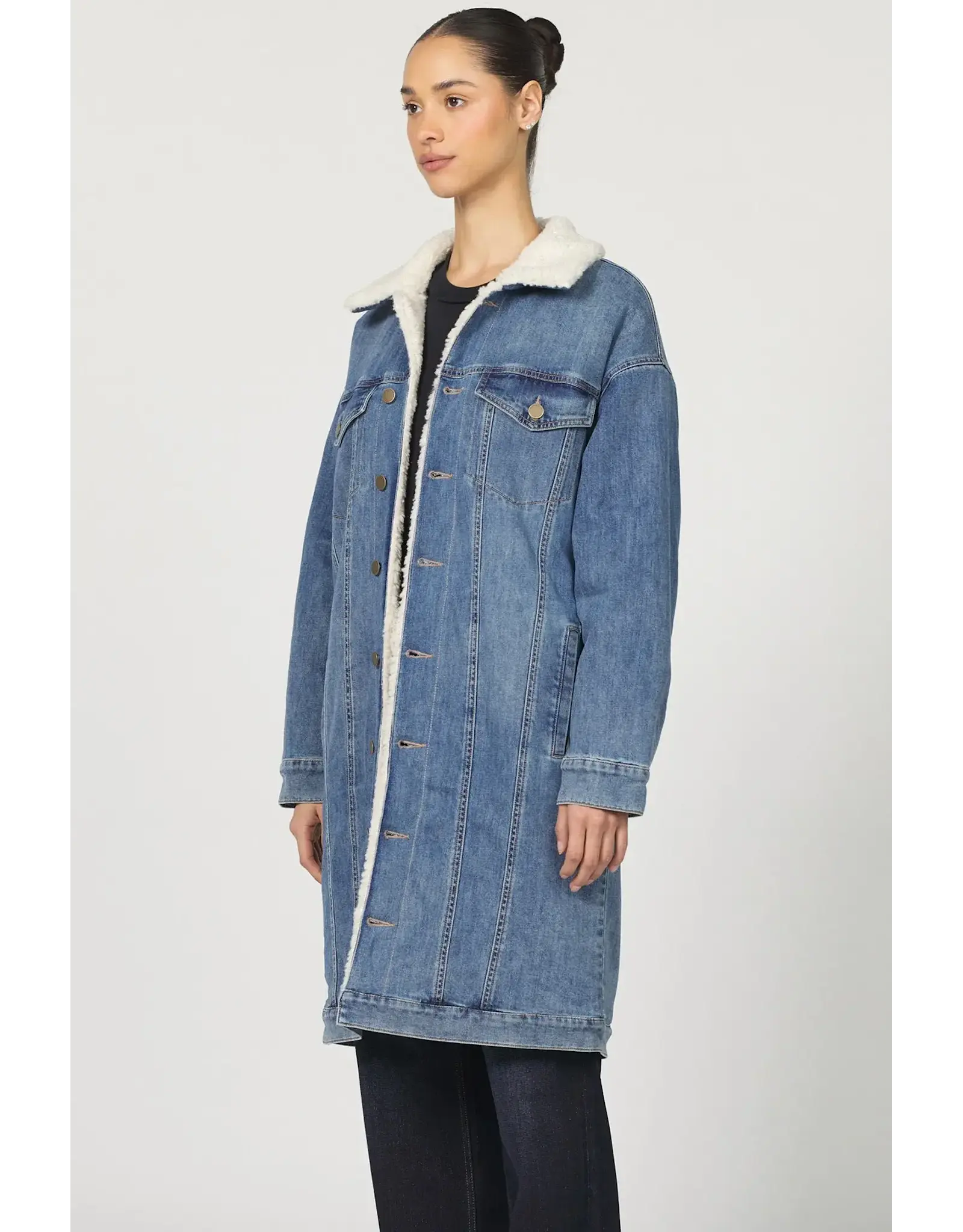 Dear John Denim Dear John Dallas Long Jacket Pool Wave