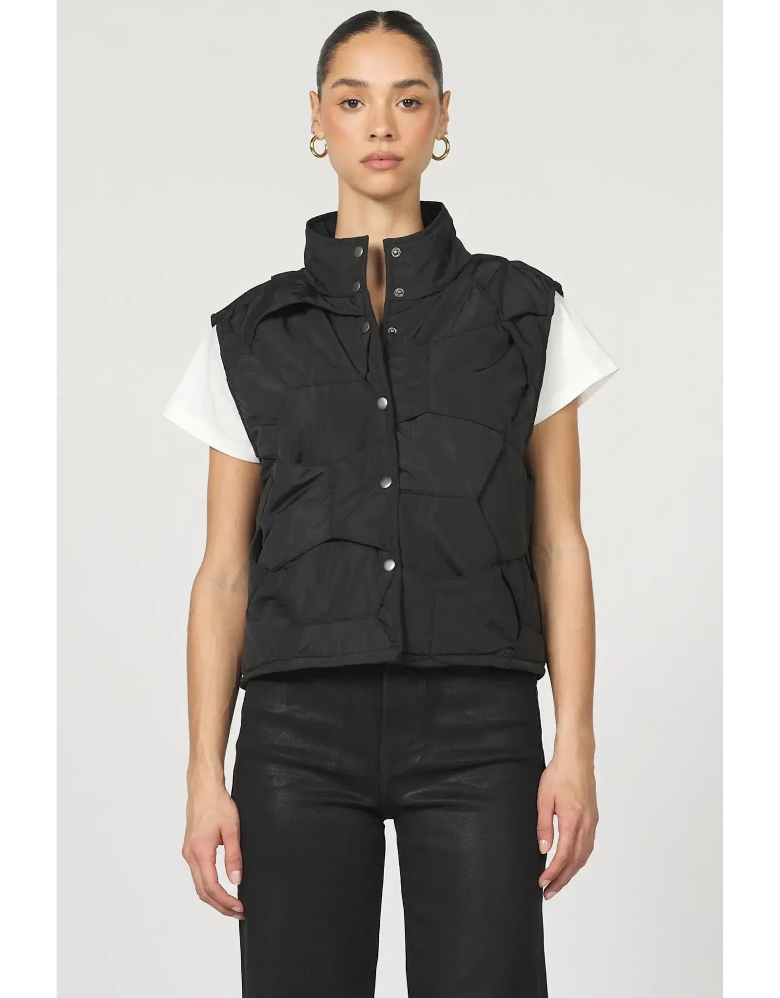 Dear John Denim Dear John Lynn Vest Black