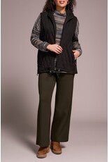 Tribal Tribal Quilted Cotton Long Hooded Vest