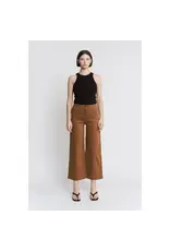 Mila Caramel High Rise Wide Leg Jean