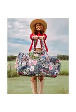 Junk Gypsy Denim Patches Duffle Bag