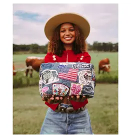 Junk Gypsy Patches Large Makeup Bag
