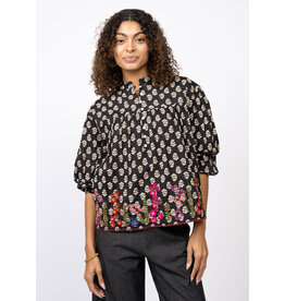 Ivy Jane Ivy Jane Field of Flowers Top Black