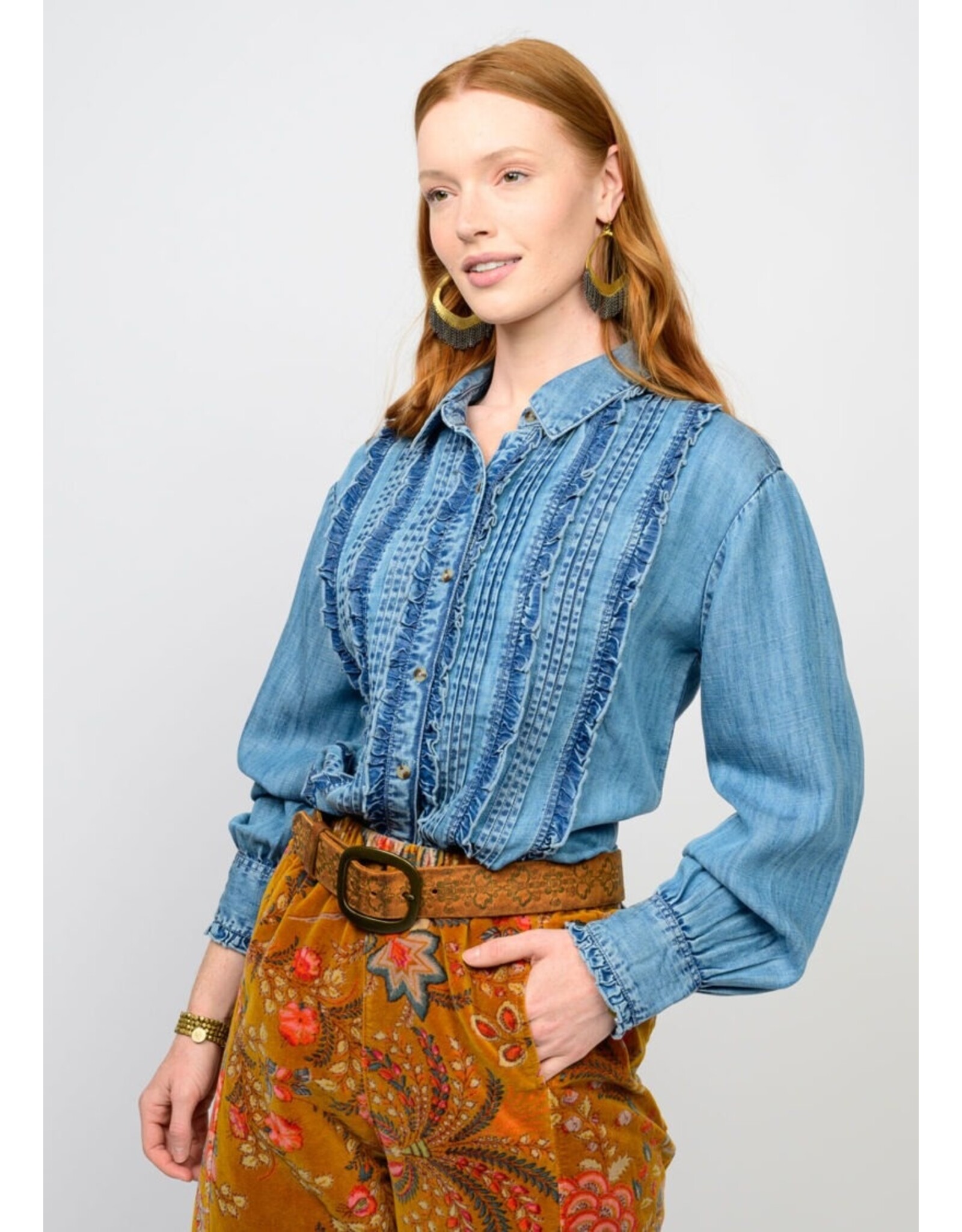 Ivy Jane Ivy Jane Tuxedo Denim Shirt