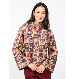 Ivy Jane Ivy Jane Zip Front Terry Popover Plum