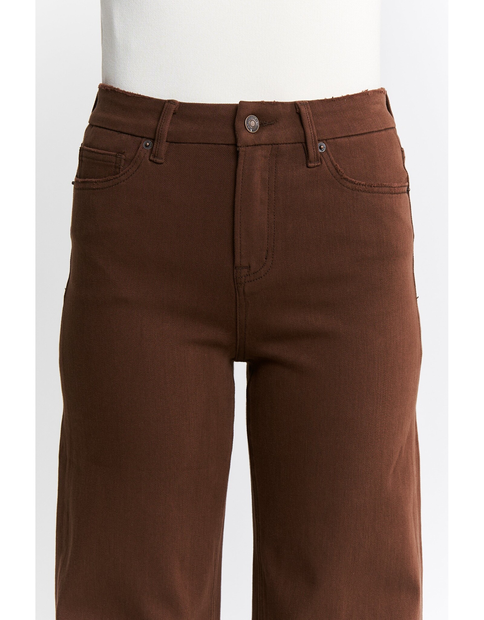 Maggie Vintage Brown High Rise Wide Leg Jean